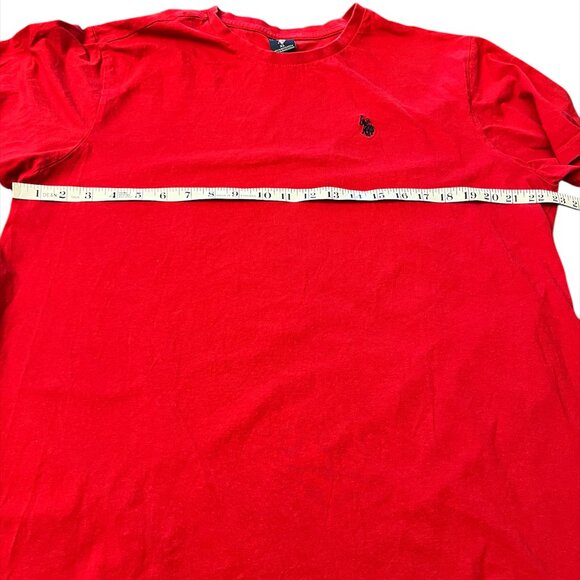 US Polo Assn T Shirt - Men's Size XL - Red - Picture 3 of 4